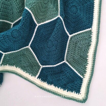 Solid Hexagons Blanket