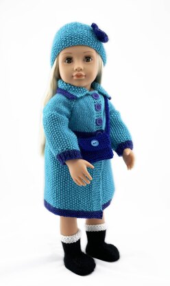 Coat and hat set for 18 inch dolls - 19115