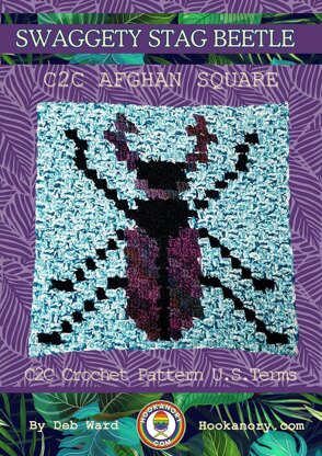 Swaggety Stag Beetle C2C Square