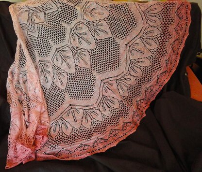 The Rose of Allendale Lace Shawl