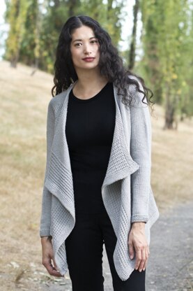 My Favourite Cardigan in Cascade Yarns Venezia Worsted - W577 - Downloadable PDF