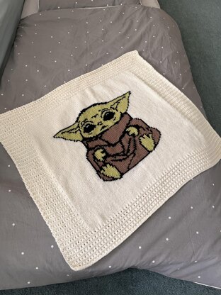 Baby Yoda Baby Blanket