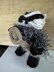 Mini Badger Playing Tennis Ferrero Rocher/Lindor Chocolate Cover/Stuffed/Hanging ornament/Toy