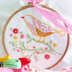 Tamar Yellow Bird Embroidery Kit - 6in