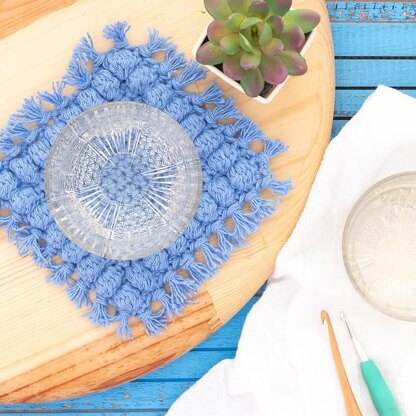 Boho Bobble Coasters (Square)