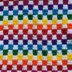 Chequered rainbow blanket