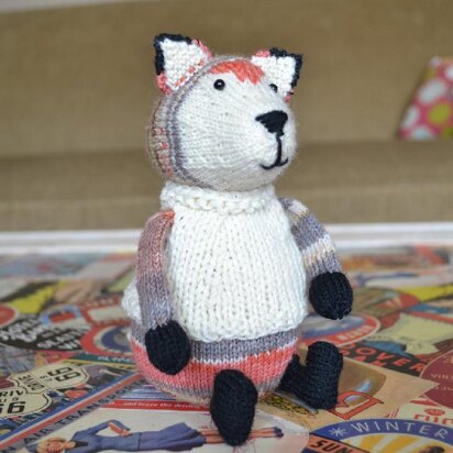 Fox in a Vest - knitting pattern