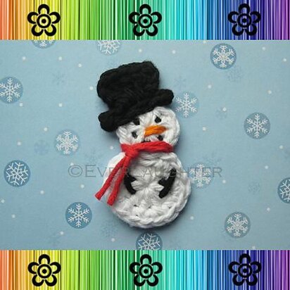 Snowman Applique