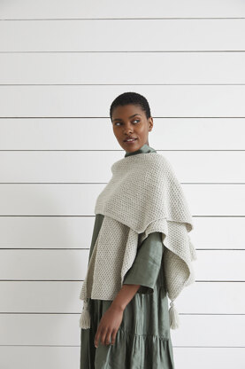 Aran cape sales knitting pattern