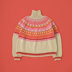 Folk Flourish Sweater - Free Knitting Pattern for Women in Paintbox Yarns Simply Chunky