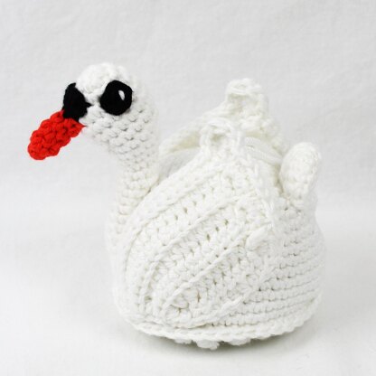 Summer the Swan Scrubby Amigurumi