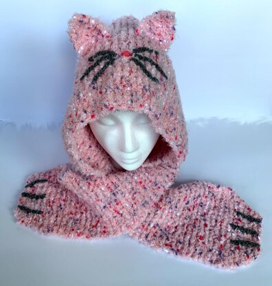 Cat’s Meow Hooded Scarf
