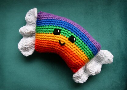 Happy Skies Rainbow Amigurumi