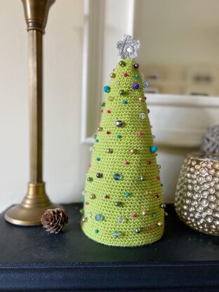 Beaded Amigurumi Christmas Tree