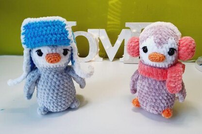 Penguin crochet pattern, amigurumi animals