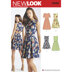 New Look 6508 Women’s  Dress with Open or Closed Back Variations 6508 - Paper Pattern, Size A (10-12-14-16-18-20-22)