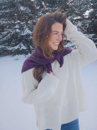 Northern Lights Triangle Headscarf