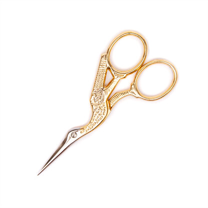 Madeira Gold Plated Stork Embroidery Scissors