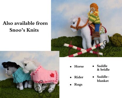 Saddle-Blanket for Horse or Pony Knitting Pattern Snoo's Knits