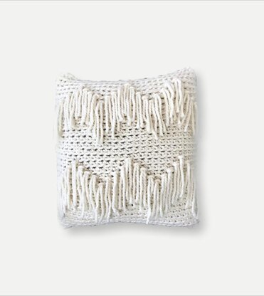 Retro Fringed Pillow Cover