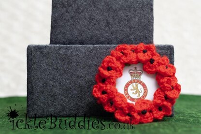Crochet wreath and no sew Cenotaph