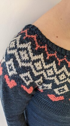 Fairisle Hearts Sweater