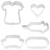 R&M Nurse Cookie Cutters Set of 5