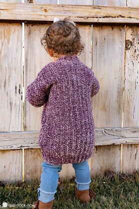 Velvet Cardi for Kids