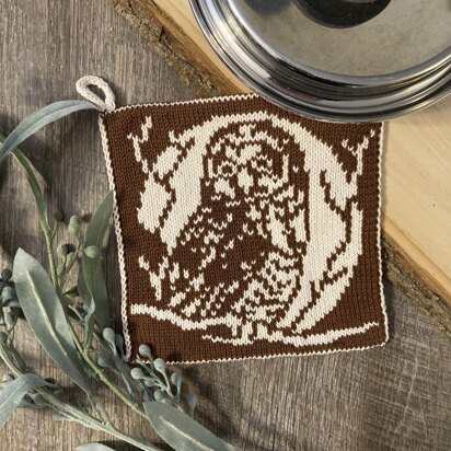 Woodland Owl Potholder