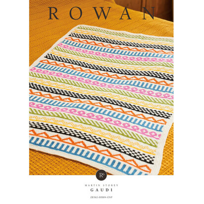 Gaudi Blanket in Rowan Handknit Cotton - Downloadable PDF