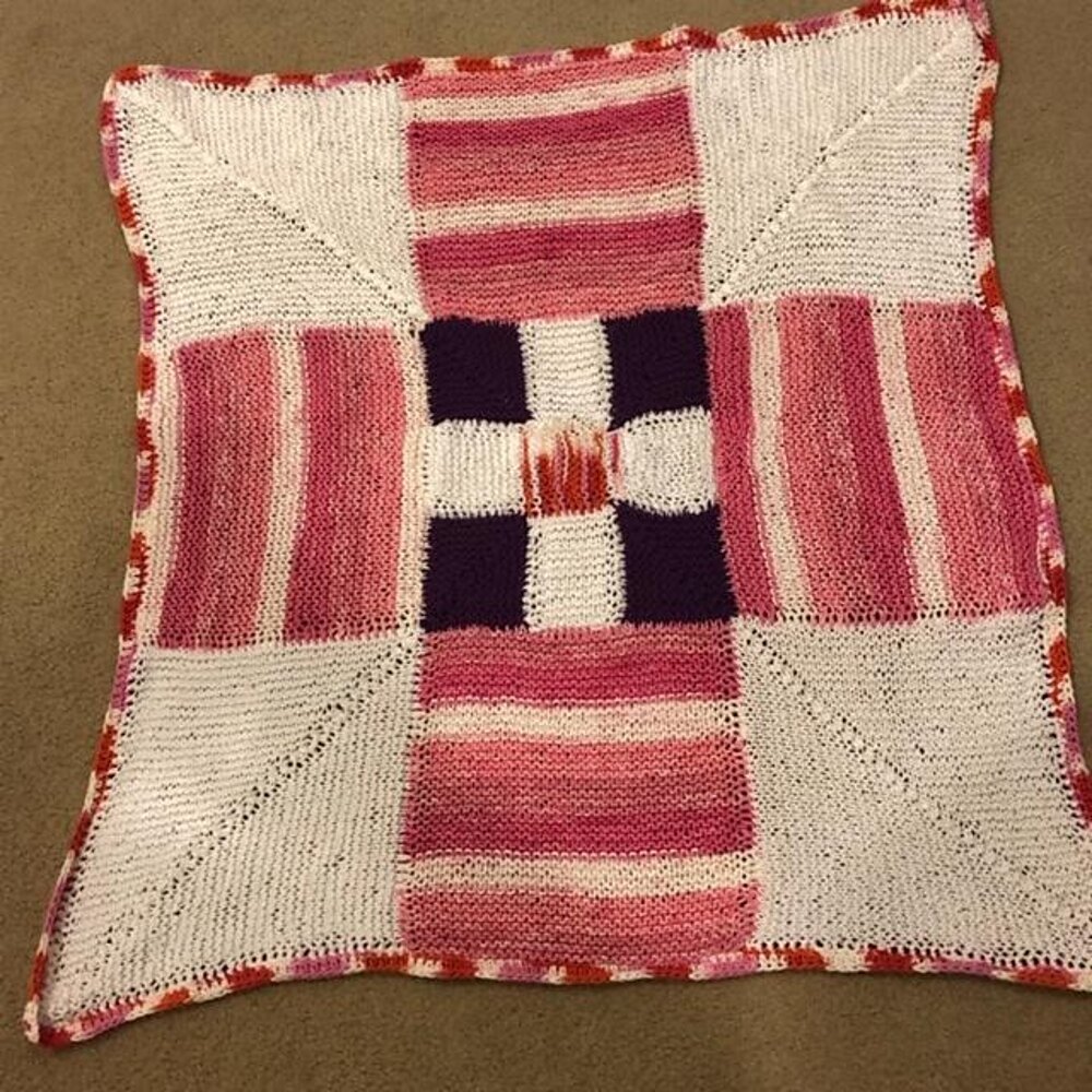 Modular Baby Blanket Knitting pattern by Sheri Karobonik LoveCrafts