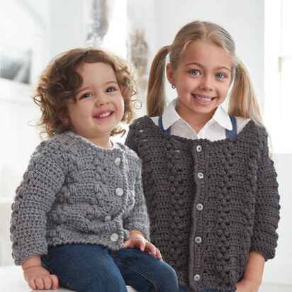 Big Girl Cardigan in Caron United - Downloadable PDF