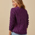 1345 Desert Willow - Cardigan Knitting Pattern for Women in Valley Yarns Amherst