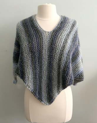 Adelaide Poncho Big Collar