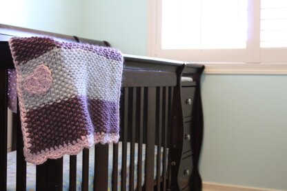 Luxury Crochet and Knit Combo Baby Blanket