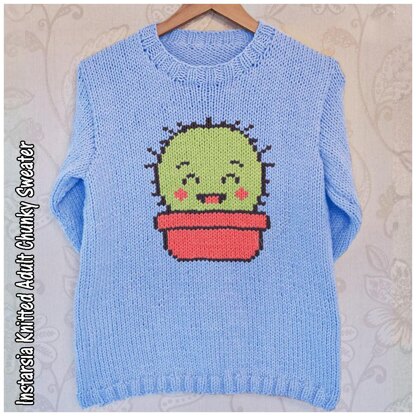 Intarsia - Baby Cactus - Chart Only