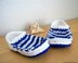 Baby Slippers, Baby Nautical Sailor