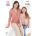 Cardigan and Sweater Knitted in King Cole Big Value Chunky - P6280