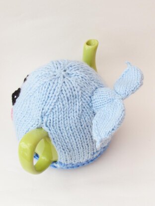 Blue Whale Tea Cosy Knitting Pattern