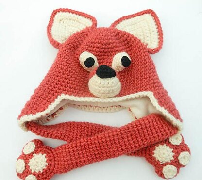 Fox Hat with Paws