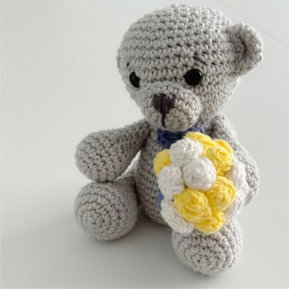 With Love Bear and Bouquet