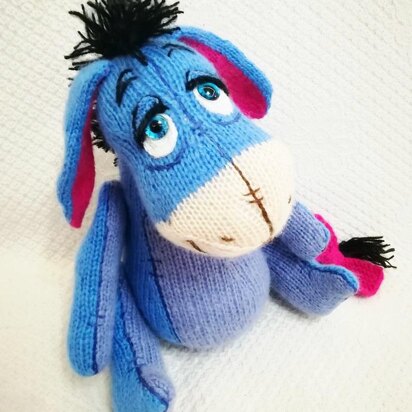 Knitted Donkey Winnie's friend