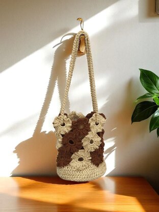 Amberweave Bloom Bucket Bag Crochet Pattern - Digital Download