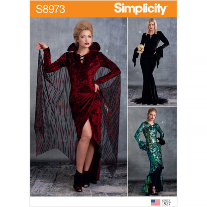 Simplicity S8973 Misses Halloween Costume - Sewing Pattern