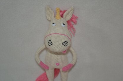 Fluffy the unicorn toy