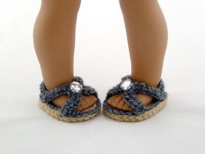 Summer Sandal Pack 2 - 18" American Girl Doll Shoe