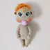 Lulu Doll crochet pattern, Basic Doll body pattern, Amigurumi baby doll pattern, Crochet body doll base 32 cm (12,6 inch) (English, Deutsch, Français)