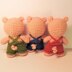 Three Little Pigs and The Big Bad Wolf Amigurumi