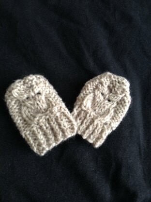 Owl Baby Mittens