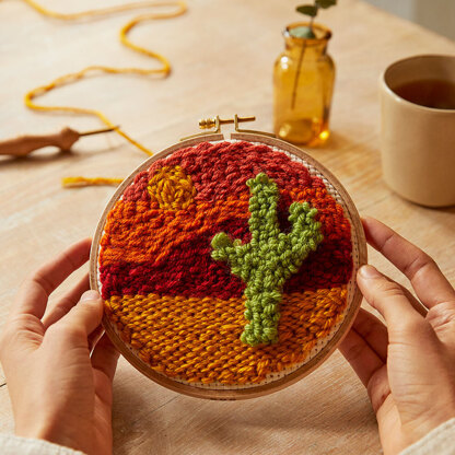 Cactus Punch Needle Kit